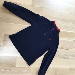Ralph Lauren Blue Half Zip Sweater
